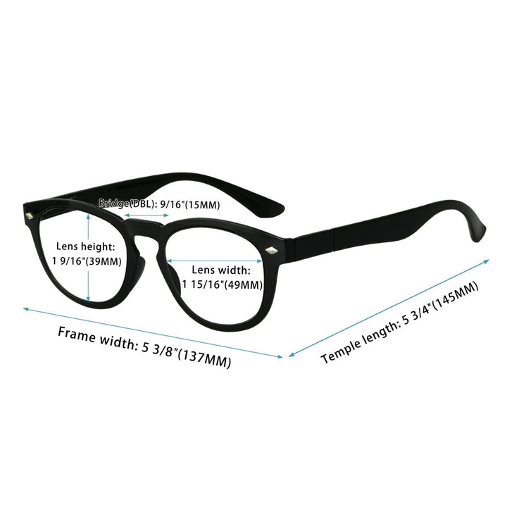 4 Pack Trendy Stylish Design Reading Glasses R086