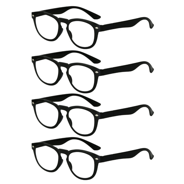 4 Pack Trendy Stylish Design Reading Glasses R086