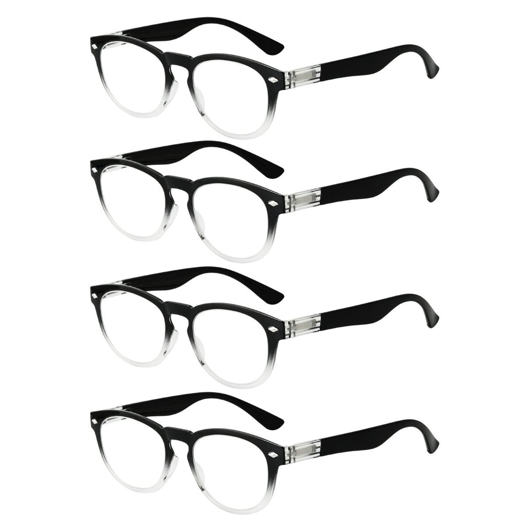 4 Pack Trendy Stylish Design Reading Glasses R086