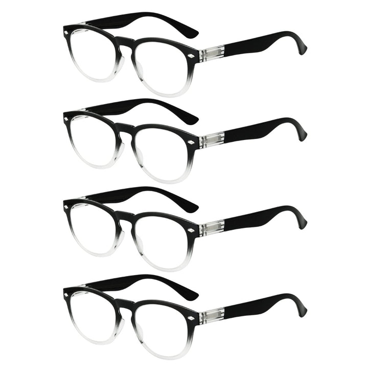 4 Pack Trendy Stylish Design Reading Glasses R086