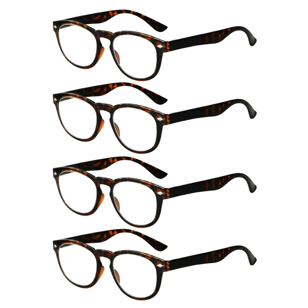 4 Pack Trendy Stylish Design Reading Glasses R086