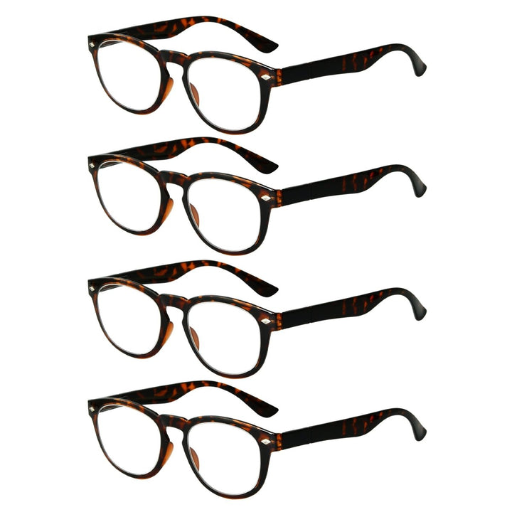 4 Pack Trendy Stylish Design Reading Glasses R086
