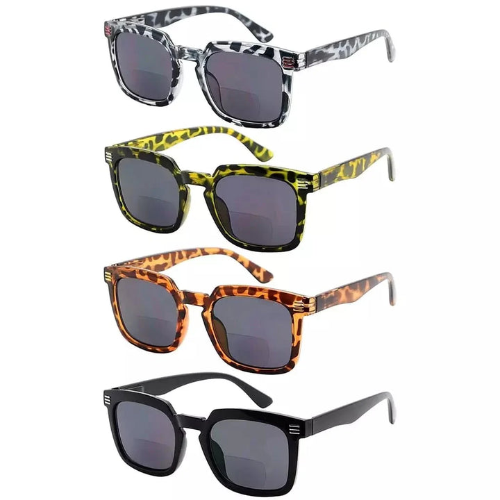 4 Pack Vintage Bifocal Sunglasses Reading Glasses SBR2104
