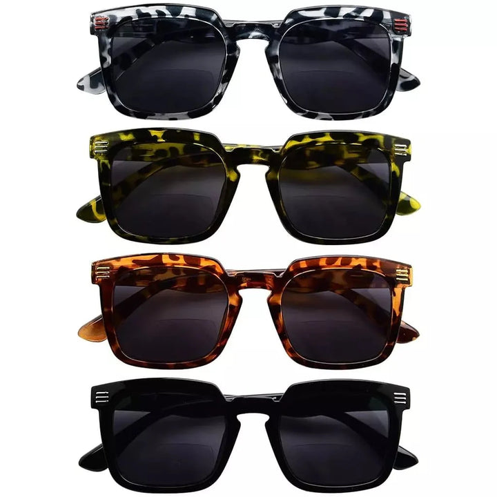 4 Pack Vintage Bifocal Sunglasses Reading Glasses SBR2104