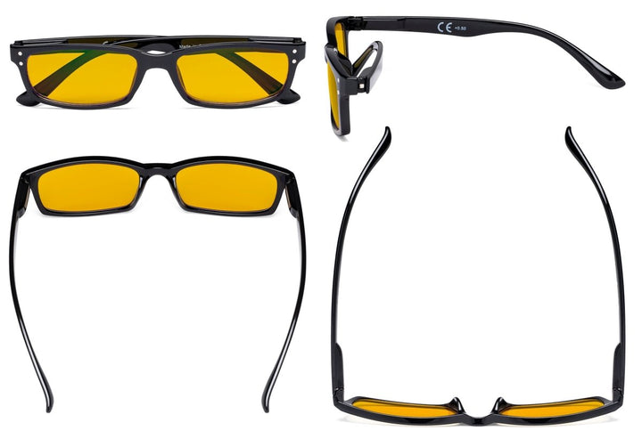 4 Pack Blue Light Blocking Reading Glasses HP103