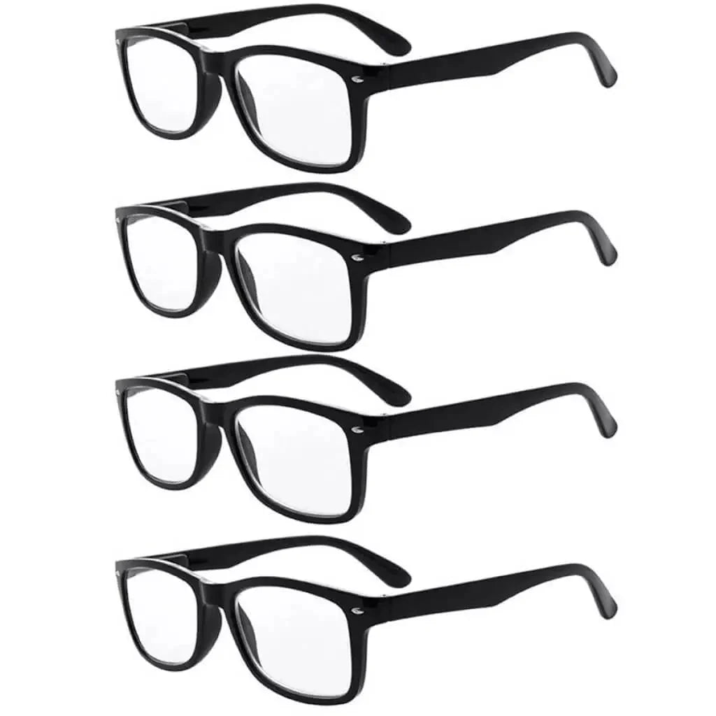 4 Pack Vintage Reading Glasses R075