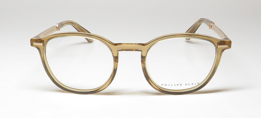 Philipp Plein Vpp057 Plein Gold Silhouette Eyeglasses