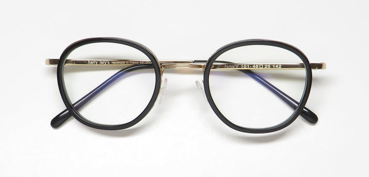 Harry Lary's Navy Eyeglasses