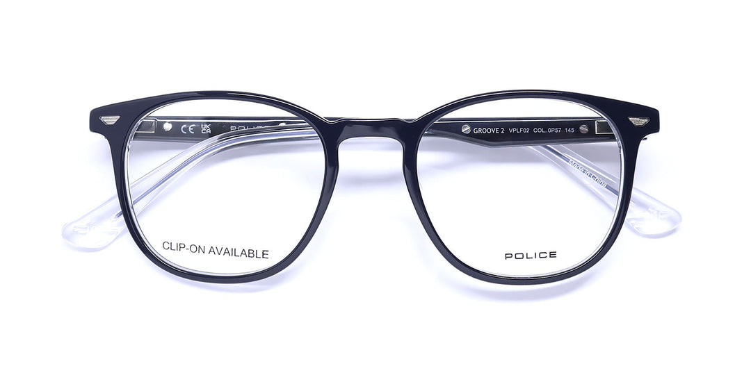 Police Vplf02 Groove 2 Eyeglasses