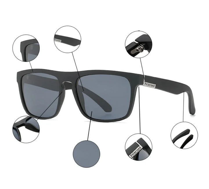 Square Polarized Sunglasses for Outdoor Sports | Driving | Golfing