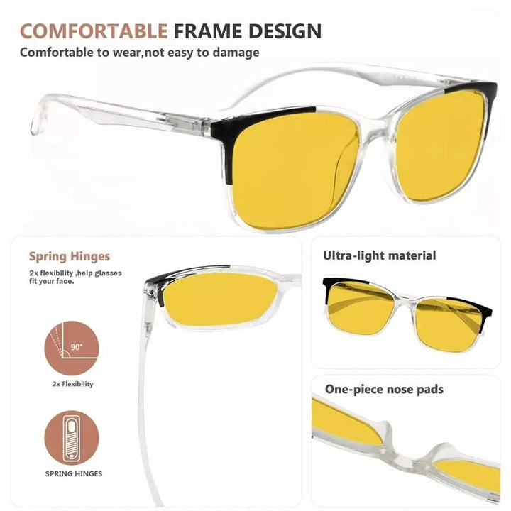 5 Pack Blue Light Blocking Reading Glasses HP9113