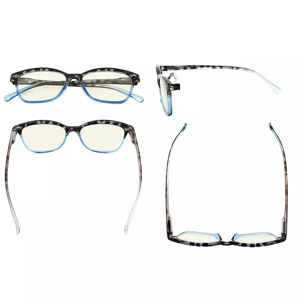 5 Pack Cat-eye Blue Light Filter Readers UVR9111