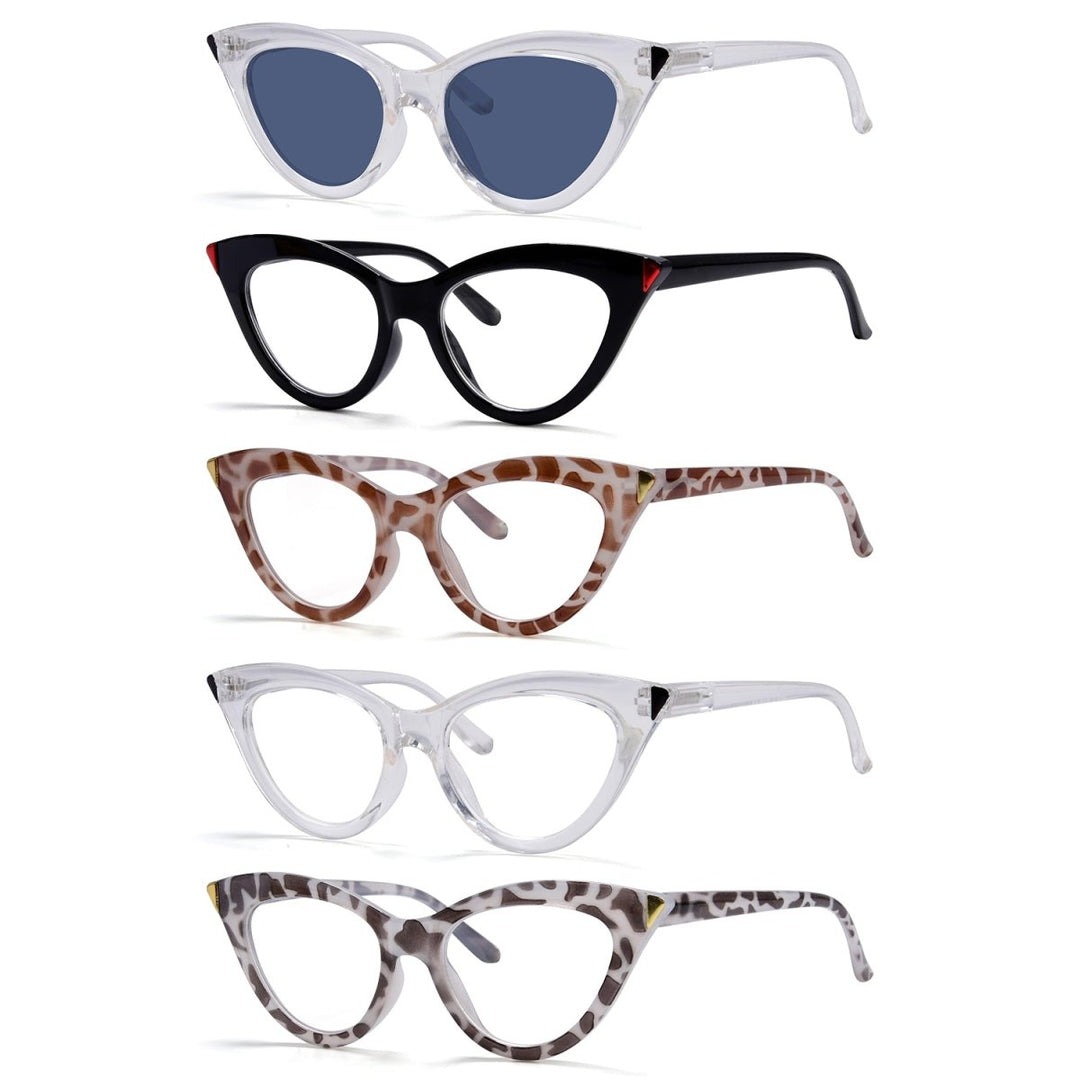 5 Pack Cat-eye Reading Glasses R2103
