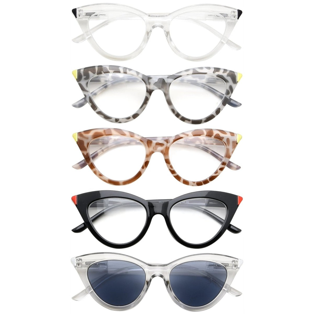 5 Pack Cat-eye Reading Glasses R2103