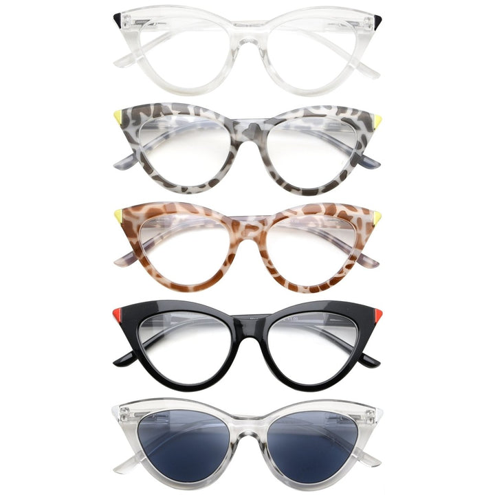 5 Pack Cat-eye Reading Glasses R2103