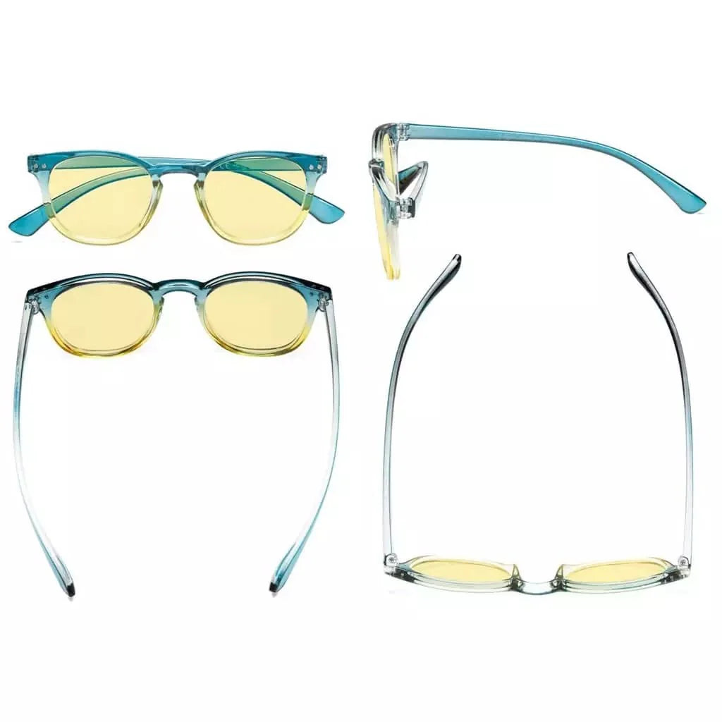 5 Pack Chic Blue Light Blocking Reading Glasses TMCG144