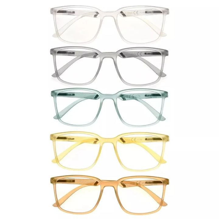 5 Pack Chic Modern Frame Reading Glasses R151
