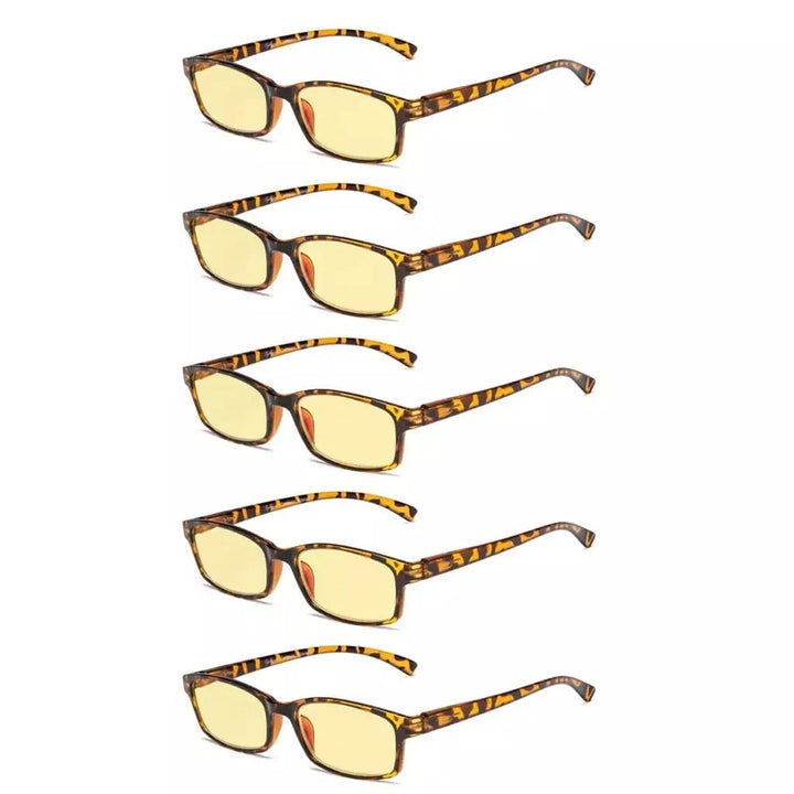 5 Pack Classic Blue Light Blocking Reading Glasses TMCG177