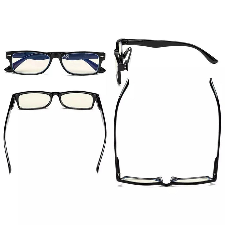 5 Pack Classic Blue Light Filter Reading Glasses UVR066