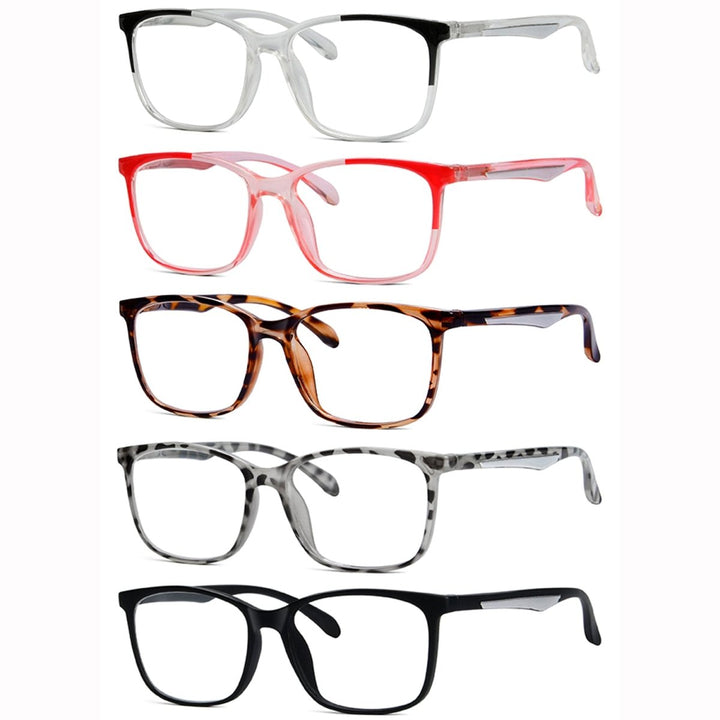 5 Pack Classic Modern Reading Glasses R9113