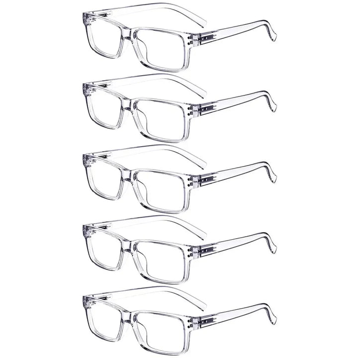 5 Pack Classic Trendy Reading Glasses Vintage Readers R032