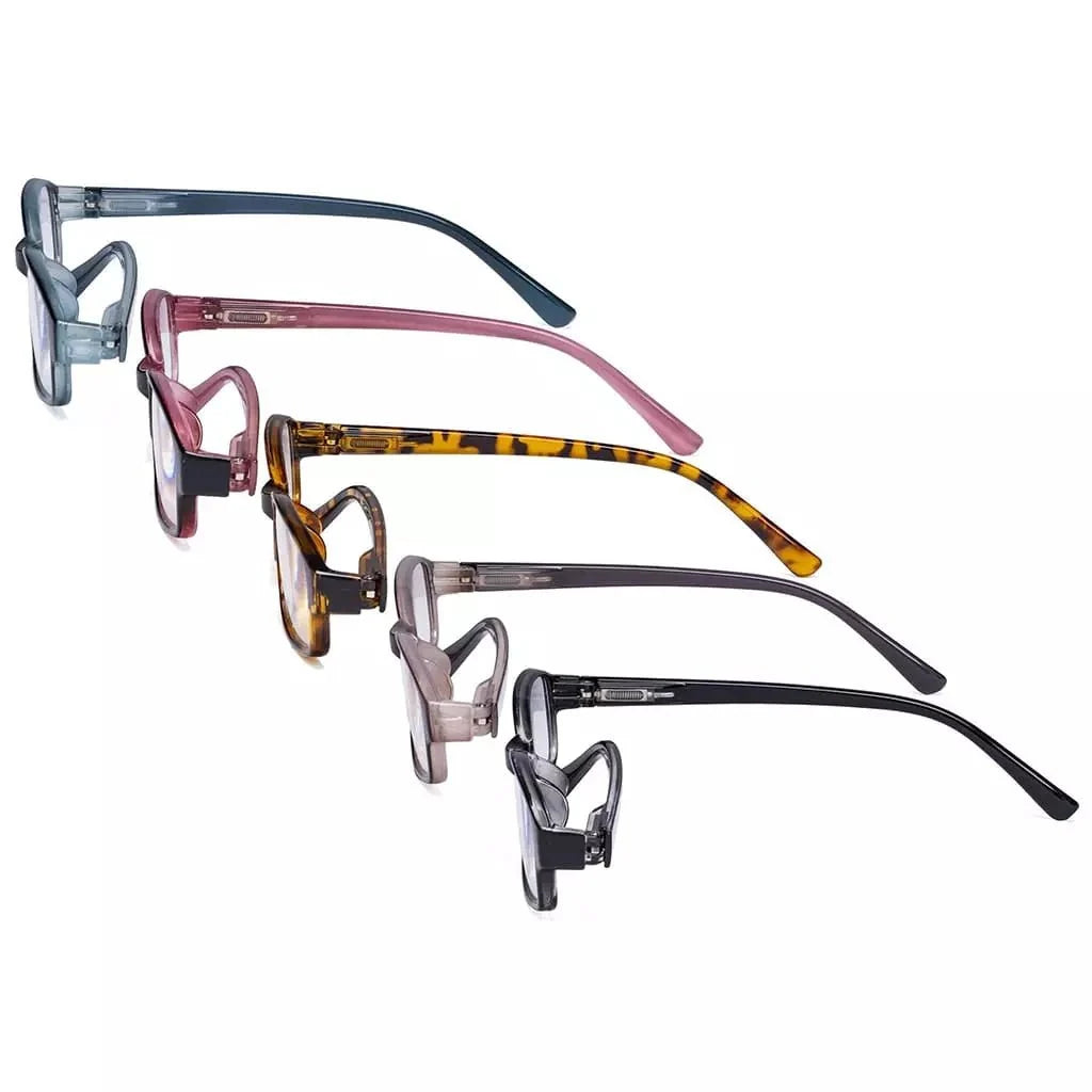 5 Pack Fashion Reading Glasses Small Lens R908K
