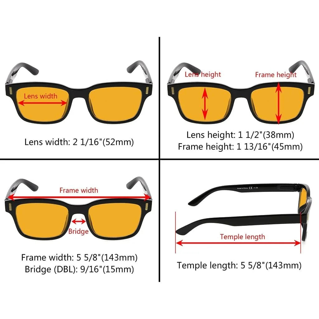 5 Pack Pattern Blue Light Blocking Reading Glasses DSRT1802