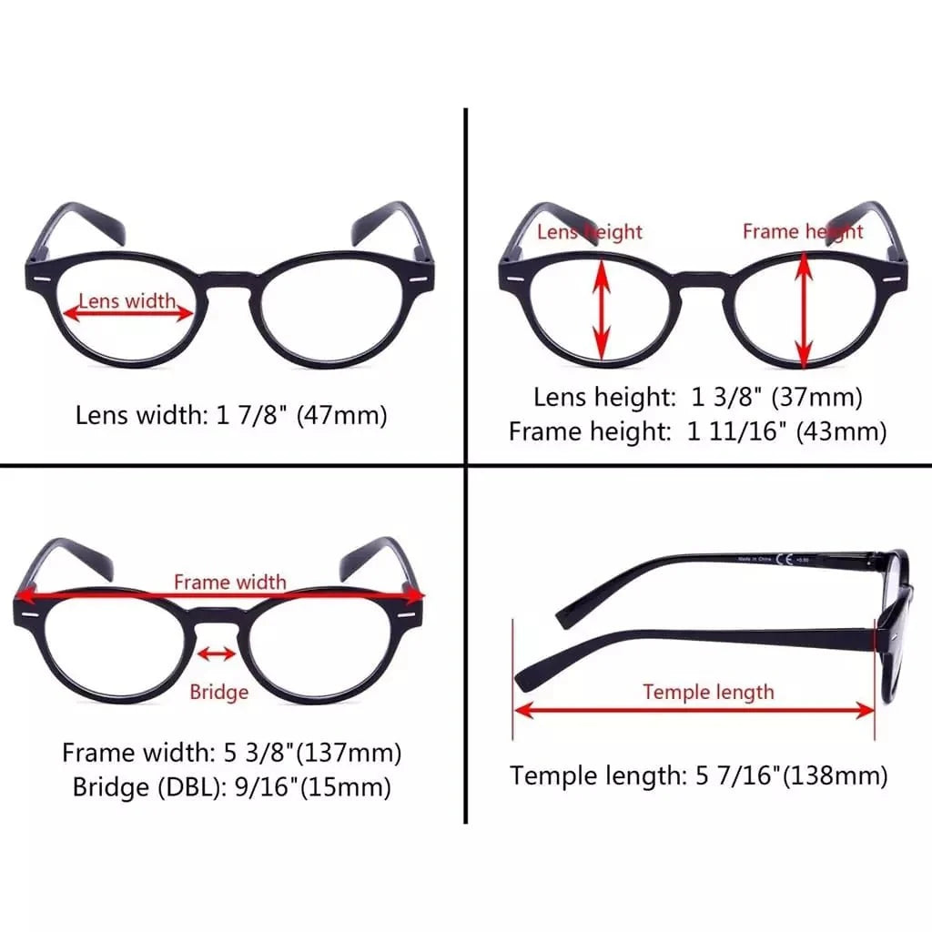 5 Pack Computer Reading Glasses R091
