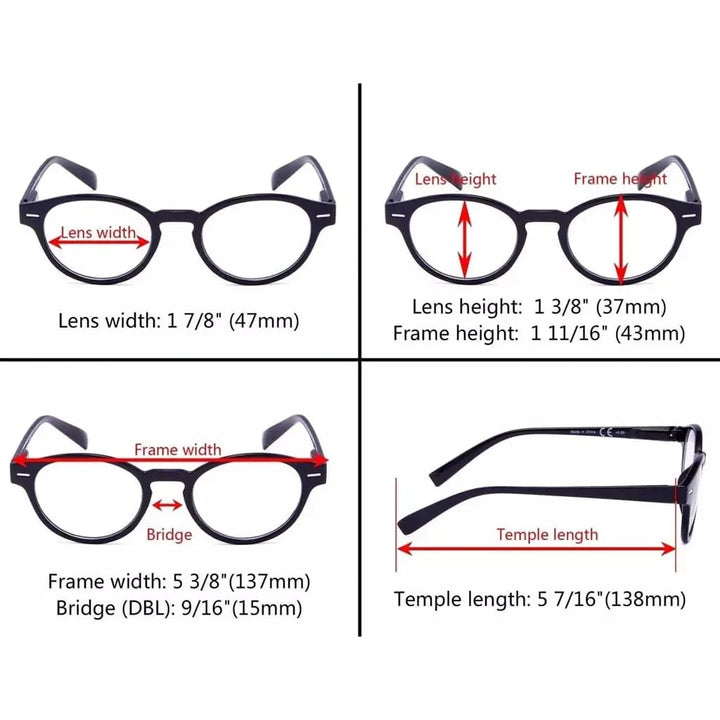 5 Pack Computer Reading Glasses R091