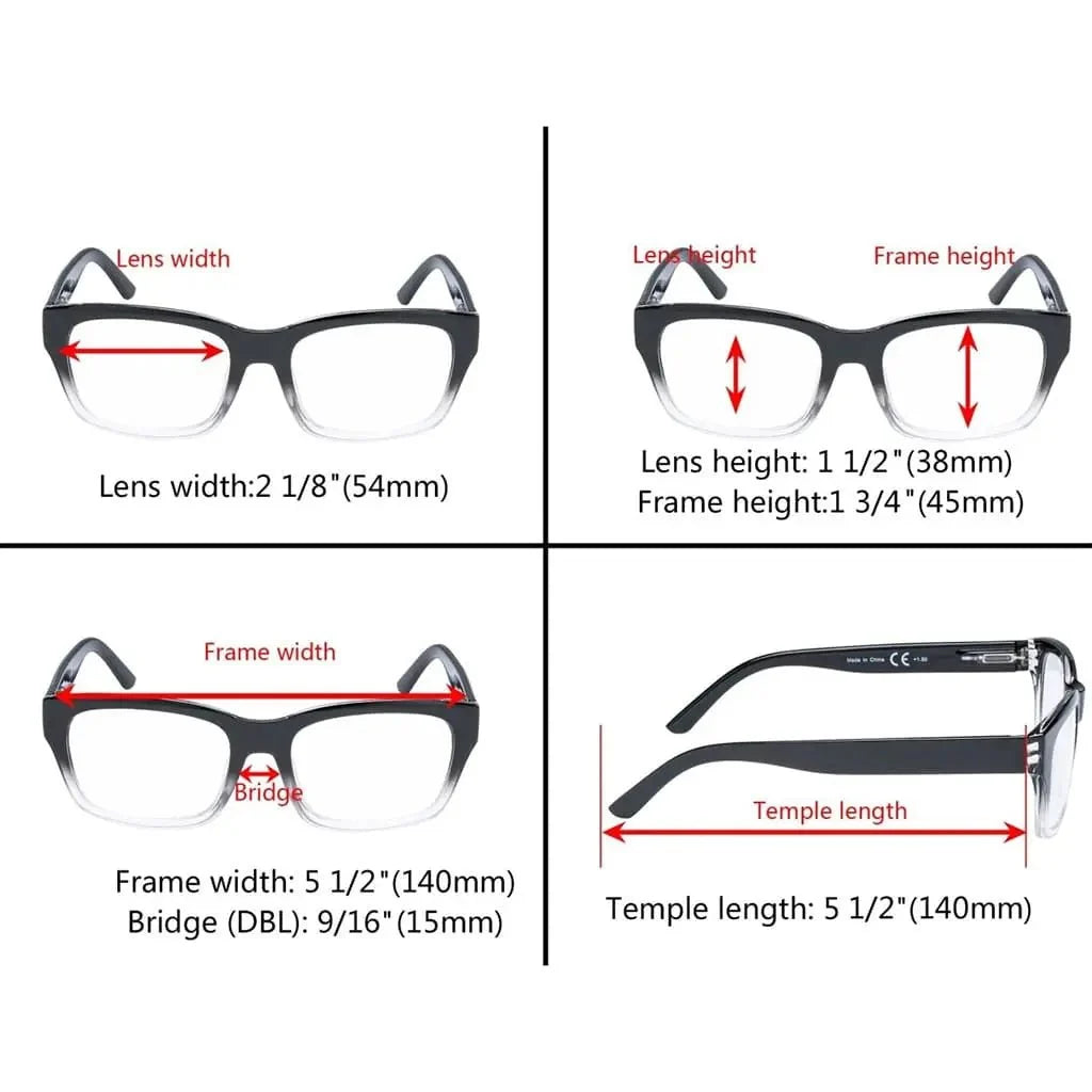 5 Pack Reading Glasses R045