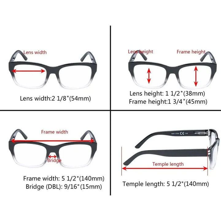 5 Pack Reading Glasses R045