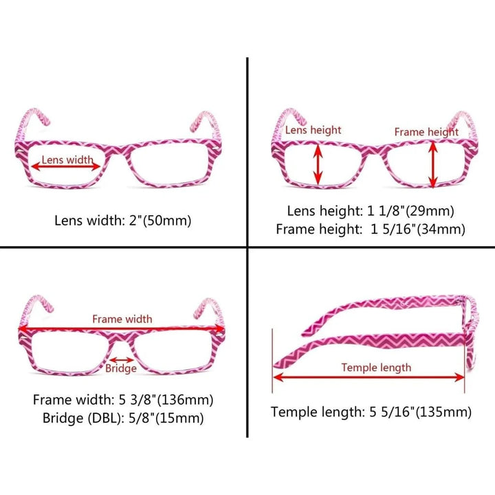 5 Pack Reading Glasses R066