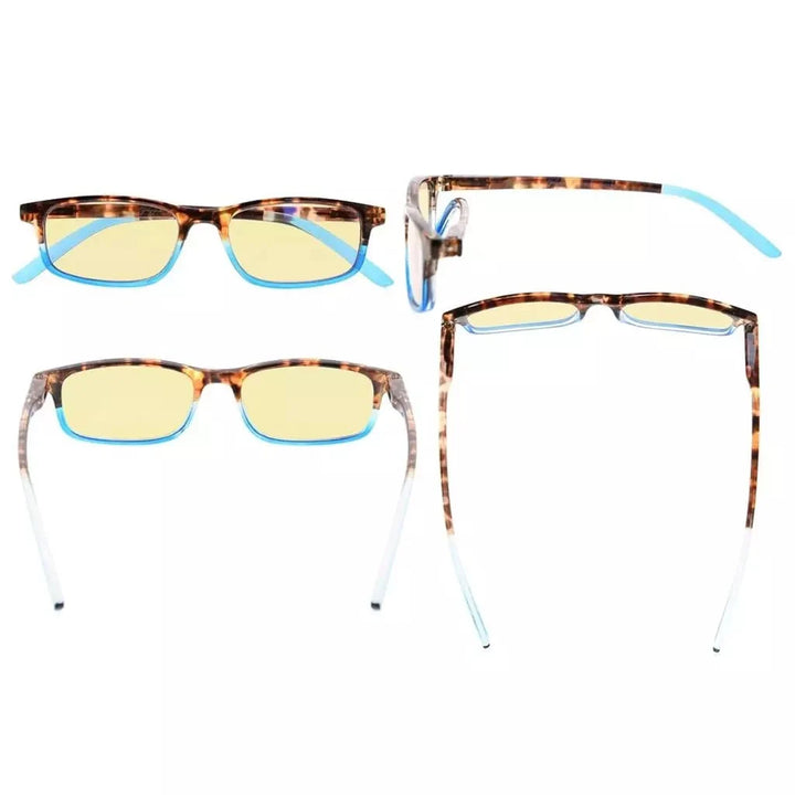 5 Pack Rectangle Blue Light Filter Glasses CG111