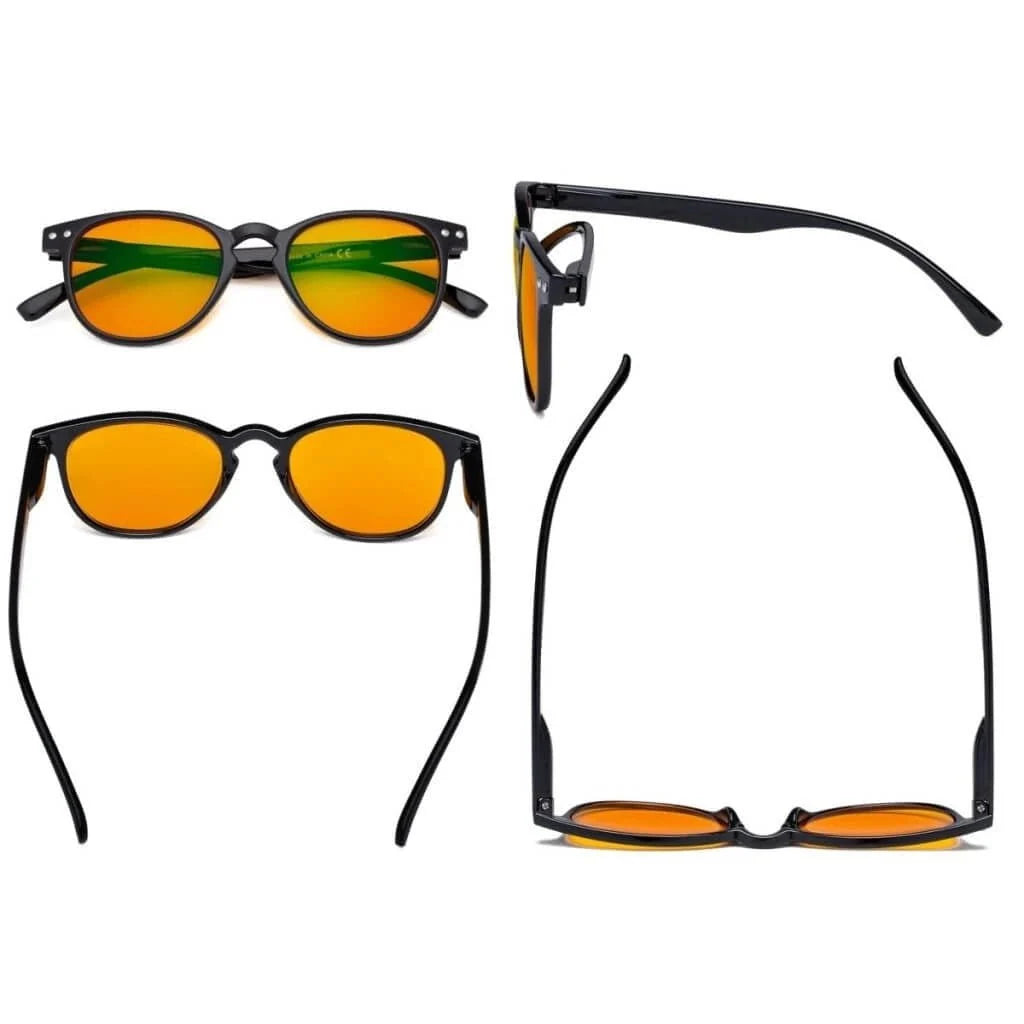 5 Pack Retro Blue Light Blocking Reading Glasses DSR060