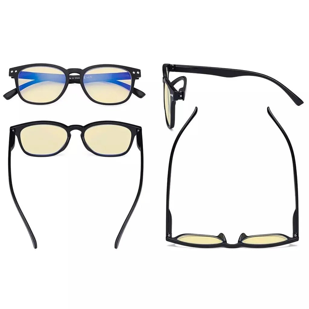 5 Pack Retro Blue Light Blocking Reading Glasses TM079