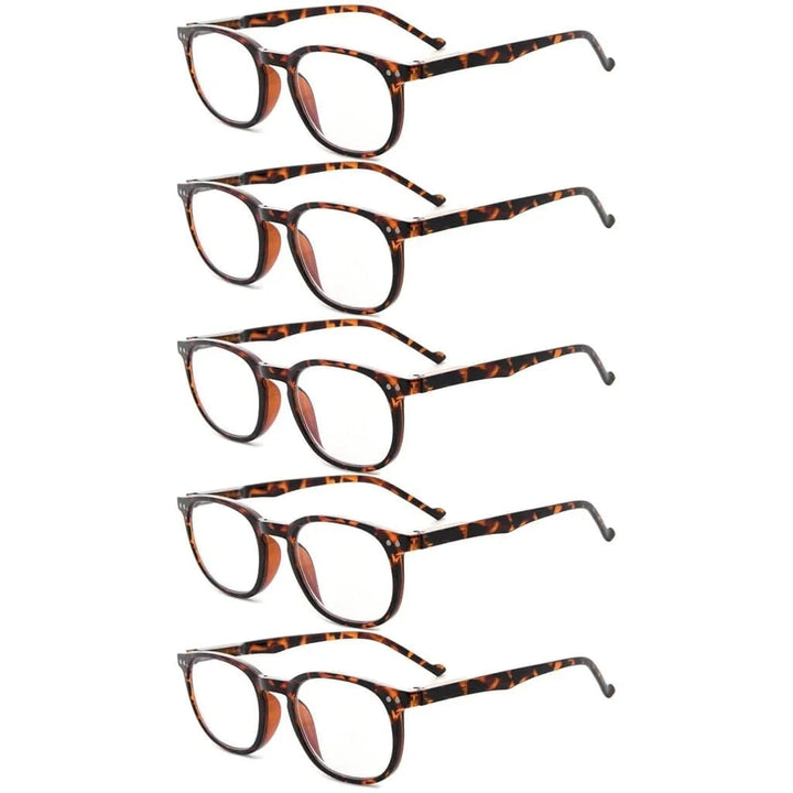 5 Pack Retro Oval Reading Glasses R065