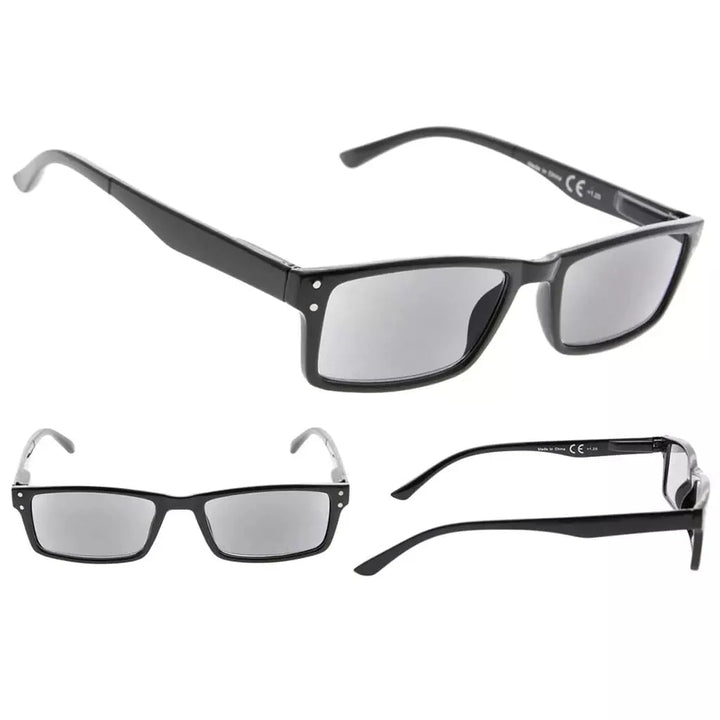 5 Pack Retro Style Reading Glasses Rectangle Readers R057
