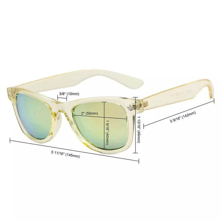 5 Pack Square Bifocal Reading Sunglasses Chic Readers SGS027