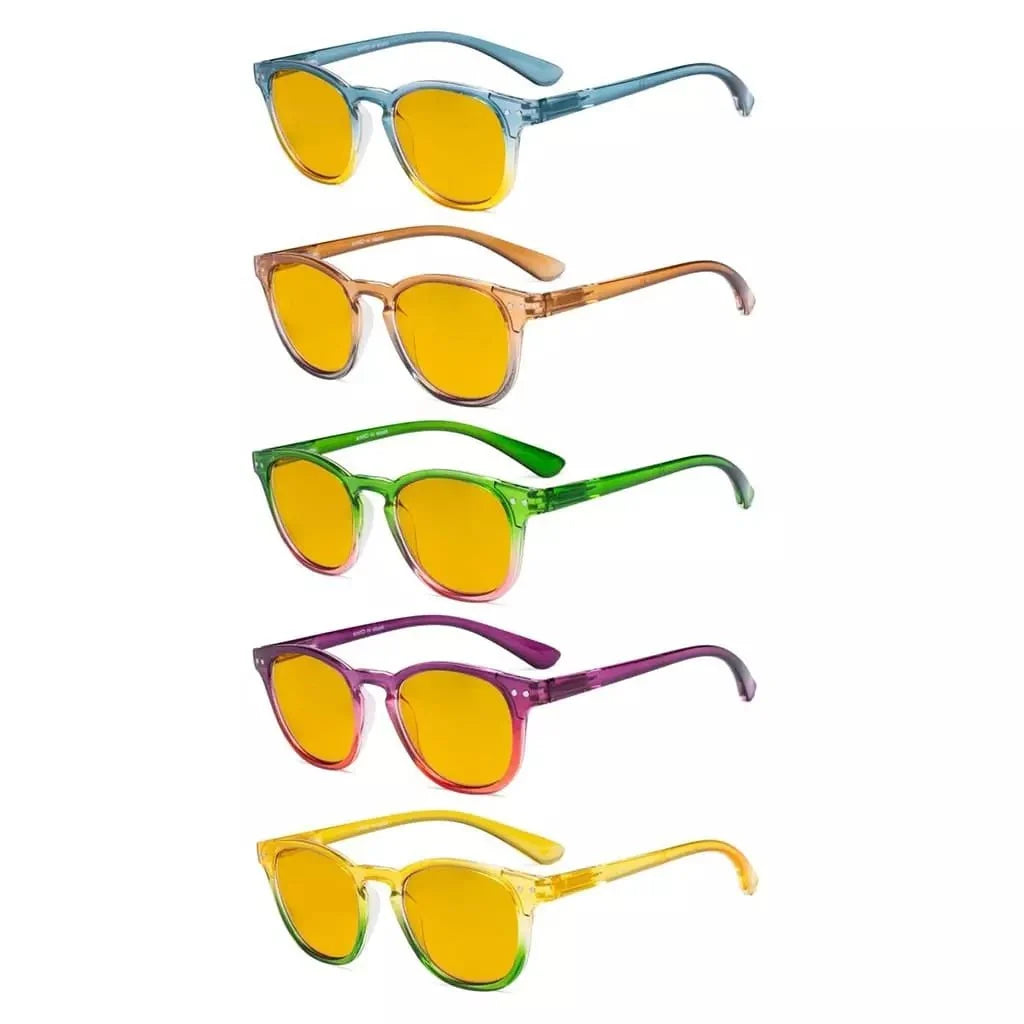 5 Pack Stylish Blue Light Blocking Readers HP144
