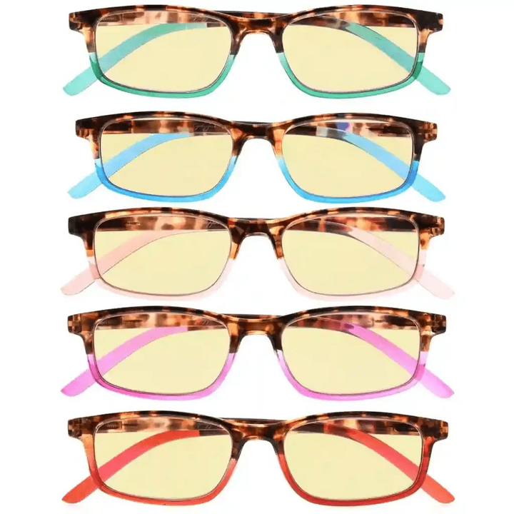5 Pack Stylish Blue Light Blocking Readers TMCG111