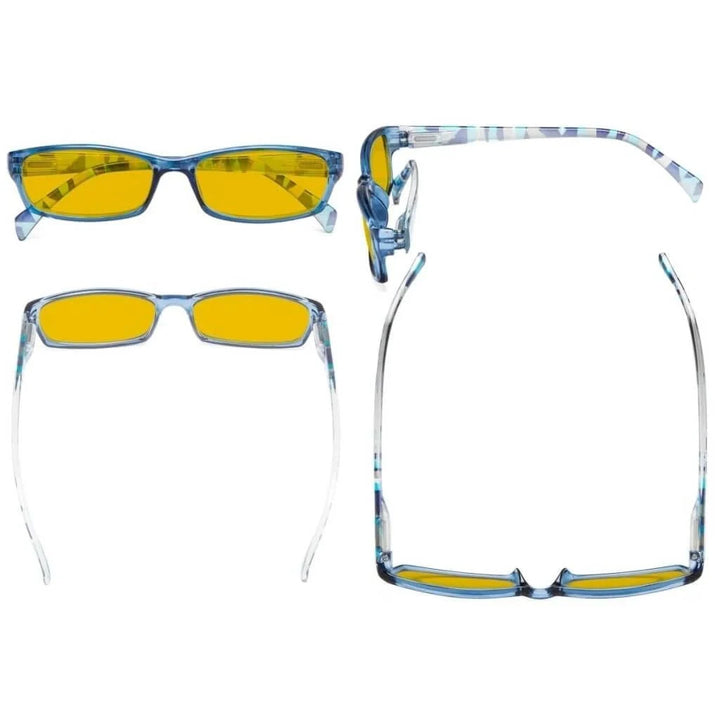5 Pack Stylish Blue Light Blocking Reading Glasses HP1803