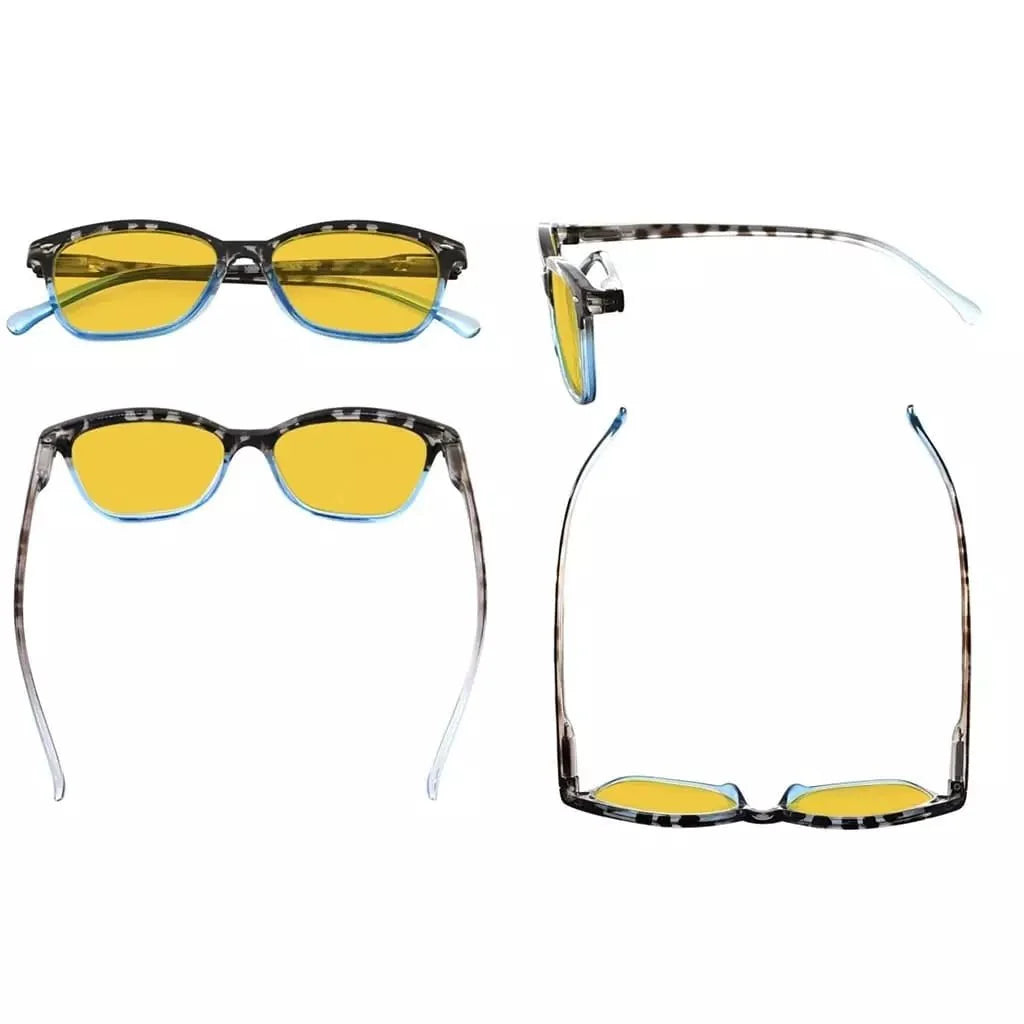 5 Pack Stylish Blue Light Blocking Reading Glasses HP9111