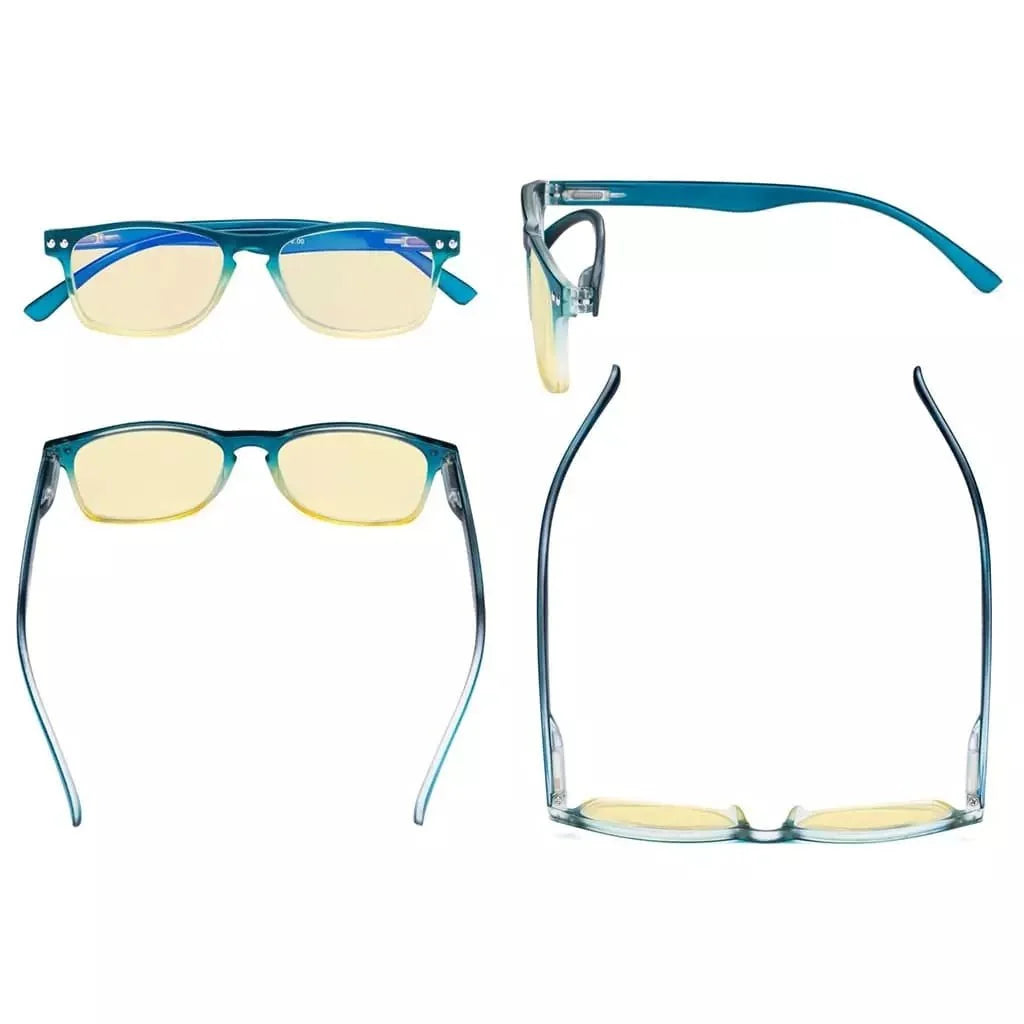 5 Pack Stylish Blue Light Blocking Reading Glasses TM046