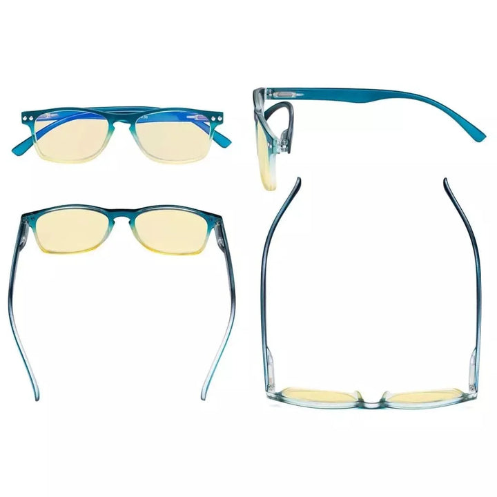 5 Pack Stylish Blue Light Blocking Reading Glasses TM046