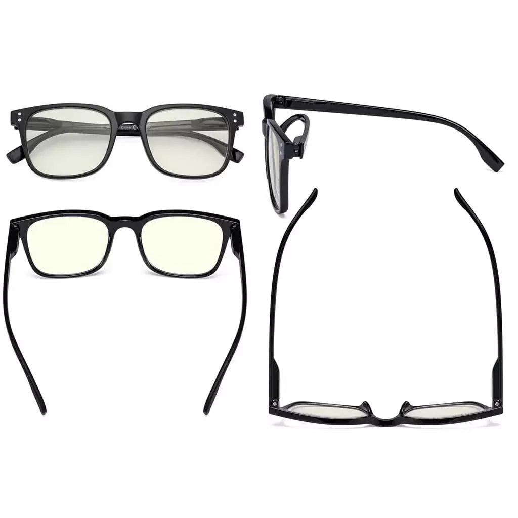5 Pack Stylish Blue Light Filter Reading Glasses UVRT1804