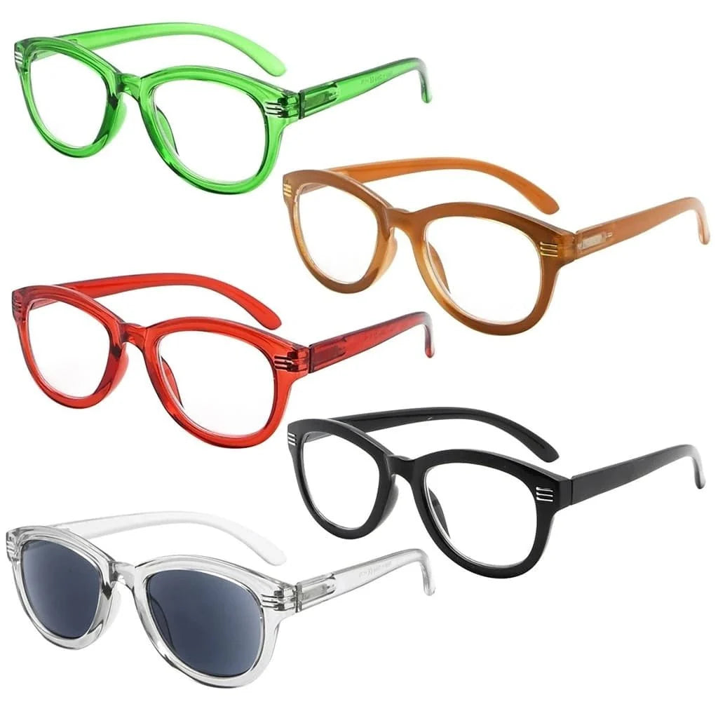 5 Pack Stylish Cat-eye Reading Glasses R2107