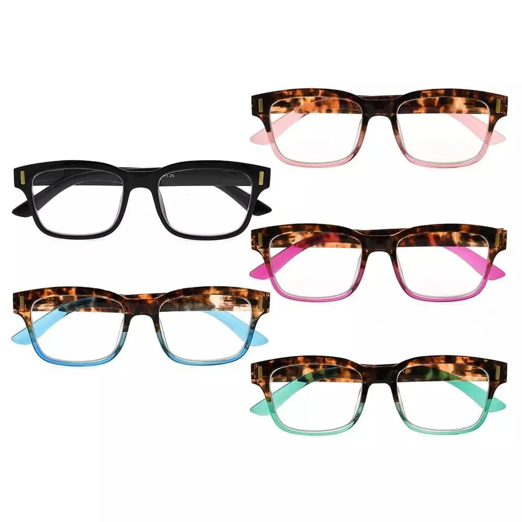 5 Pack Stylish Reading Glasses RT1802