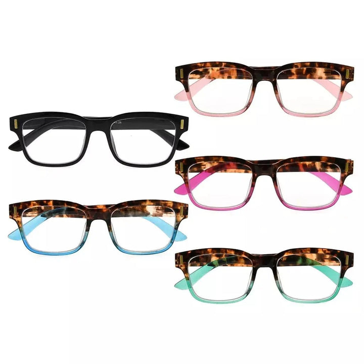 5 Pack Stylish Reading Glasses RT1802