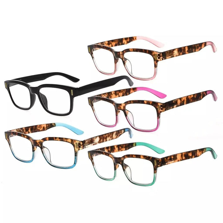 5 Pack Stylish Reading Glasses RT1802