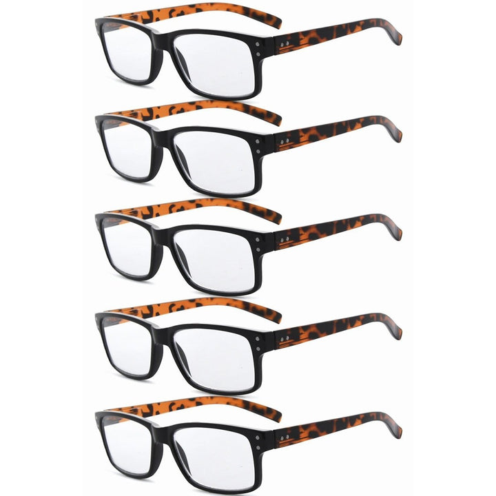 5 Pack Vintage Reading Glasses